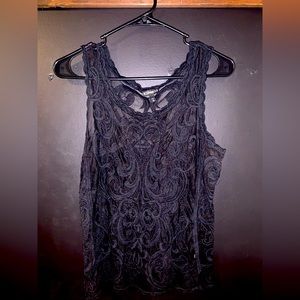 Express Black Lace Tank, Size XS. Super Cute!